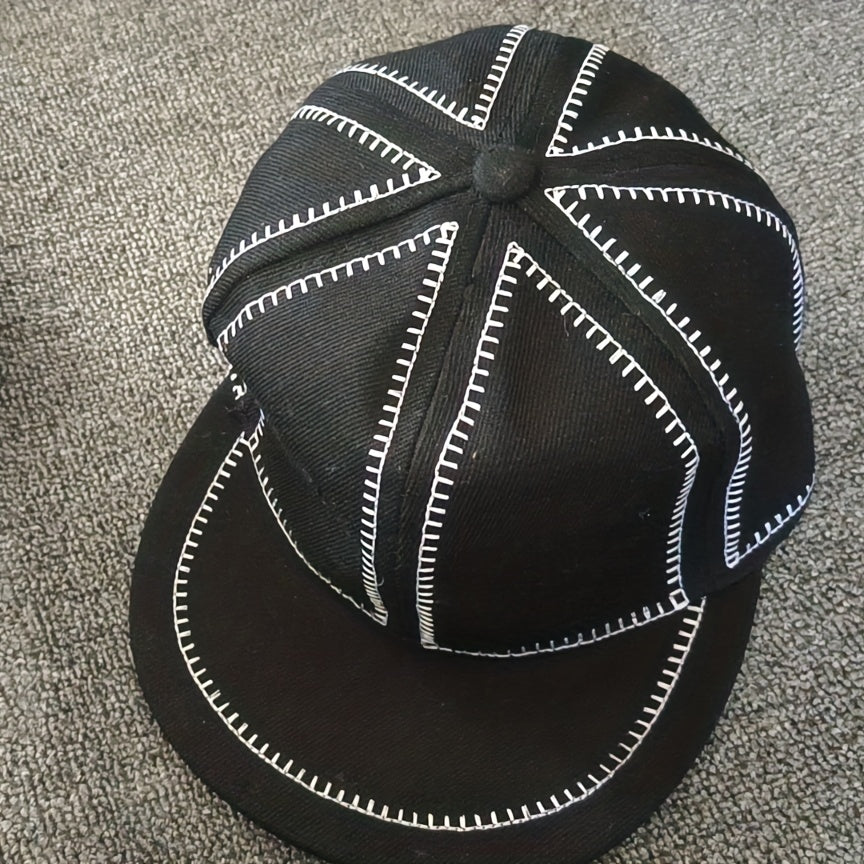 Classic Rivet Hip Hop Hat Stitch Casual Baseball Cap Mens Embroidered Eagle