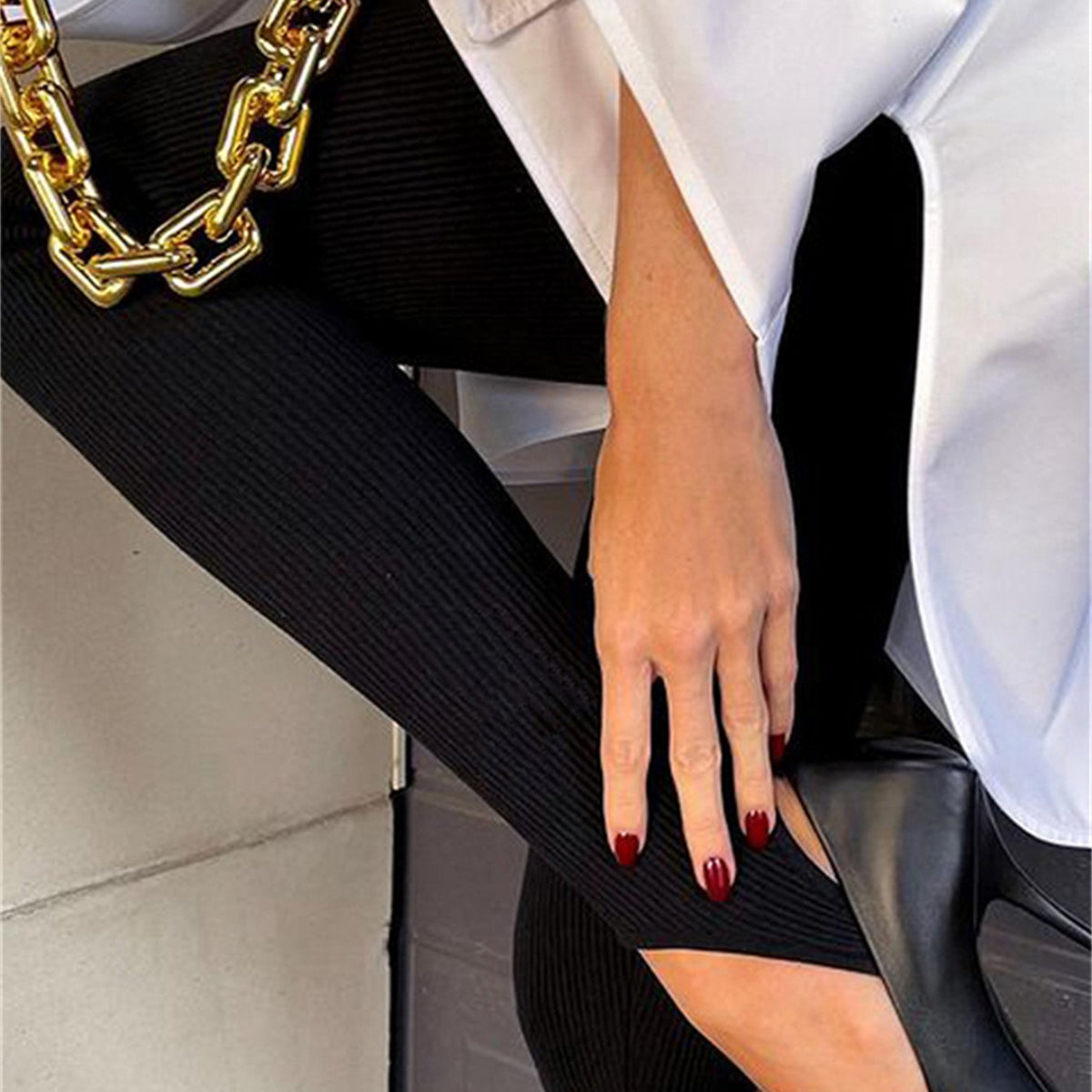 Ribbed Yoga Leggings Basic Casual Skinny Spring Fall Leggings