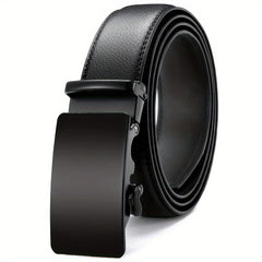 YOORAN Men's Ratchet Adjustable Leather Belt For Jeans