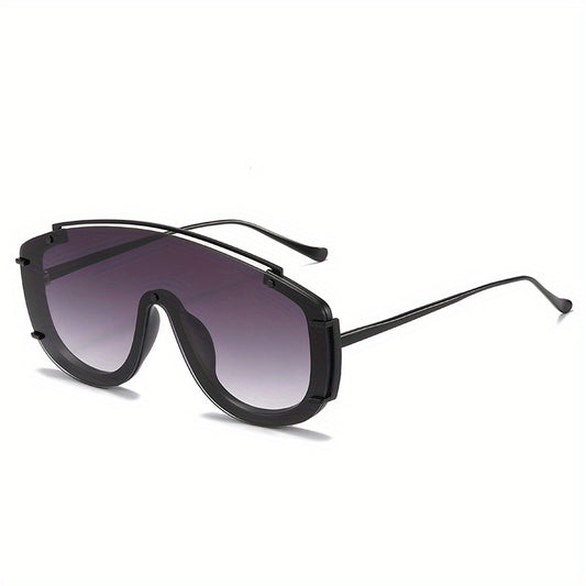 Vintage Aviator Sunglasses Gradient Lens Glasses for Party UV400
