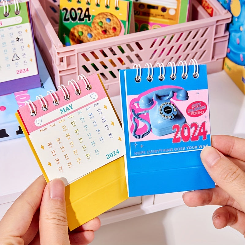 Mini Small Desk Calendar Desktop Decoration Student Planner