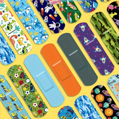 100pcs Cartoon Bandages Variety Pack 20 Styles
