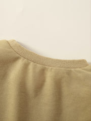 Boys Print Round Neck Sweatshirt