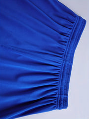 2pcs Boys Breathable Sports Football Training Outfit Quick Drying Summer Set