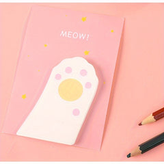 Pink Cat Claw Sticky Notes 3D Memo Pad Office Notes