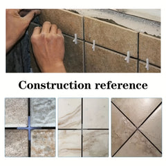 100pcs Tile Spacer Cross Plastic Tile Ceramic Gap Locator Leveler