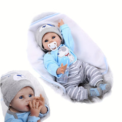 Realistic Newborn Baby Doll with Accessories