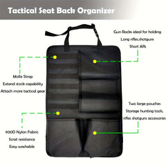 Car Seat Back Organizer with Multiple Pockets for Truck SUV MPV Van