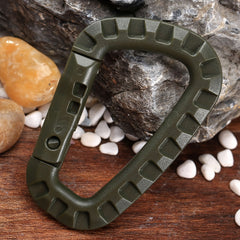 Plastic Steel Quick Release Key D Buckle Quick Clip