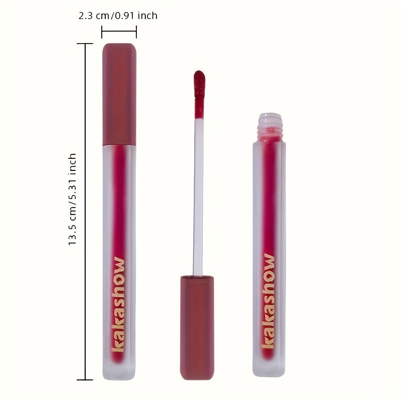 Pink Satin Lip Glaze Velvet Matte Brightening Lipstick