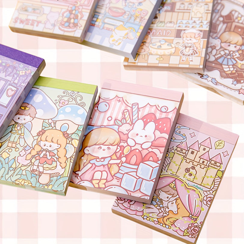 70 Sheets Mini Notebook Student Portable Diary Memo Sticky Notes