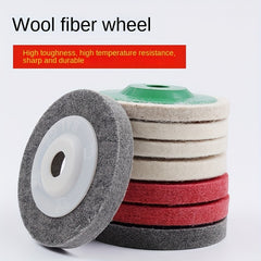 3pcs Mirror Polishing Wool Wheel for Ceramics Stone Metal