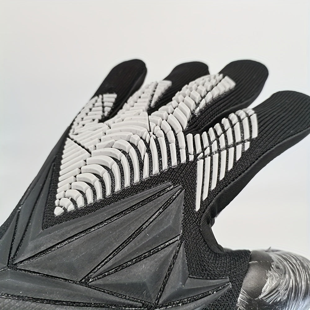 Latex Football Goalkeeper Gloves Thickened Comfortable Durable Anti-slip