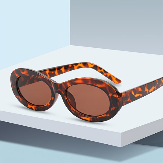 Unisex Oval Sunglasses Rapper Vintage UV Protection