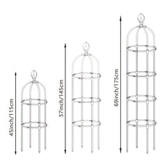 Garden Obelisk 25 10in Iron Pipe Climbing Vine Flower Rack