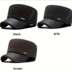 Winter Windproof Warm Flat Cap for Men