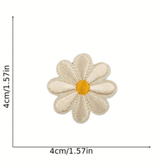 16pcs Butterfly Iron On Patches for Girls Sew On Embroidered Applique