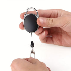 4pcs Retractable Key Chain With Quick Release Spring Clip