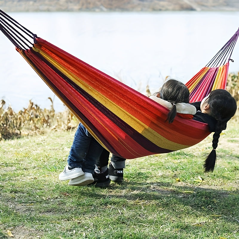 Portable Hammock Set with Tree Straps and Travel Bag