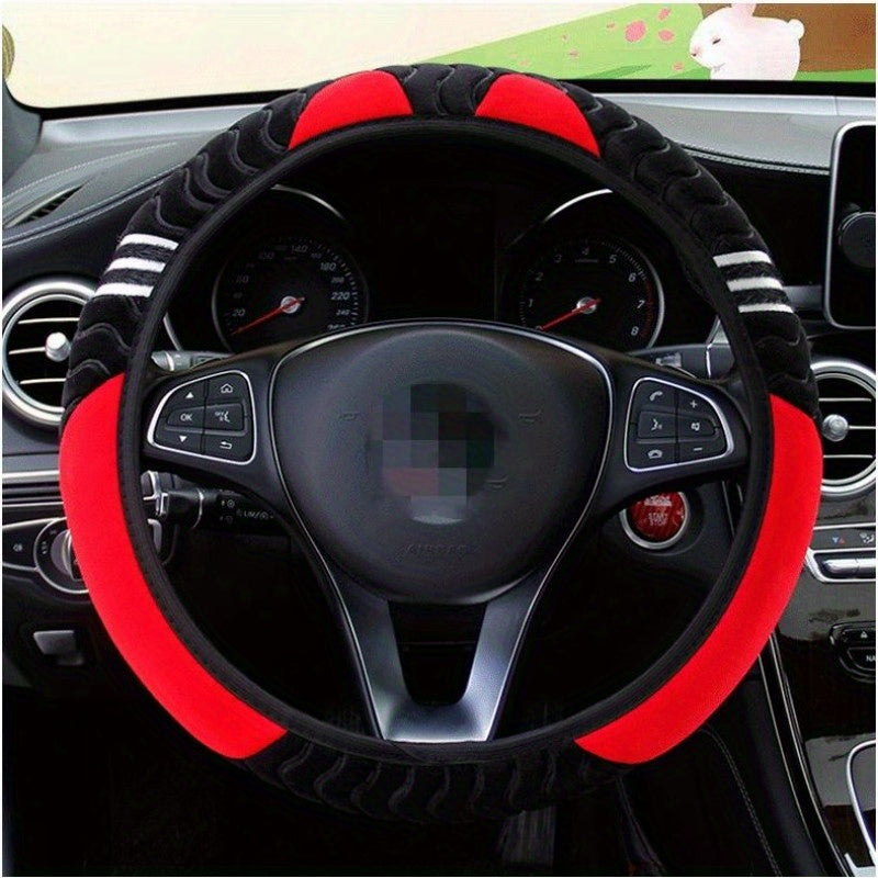 Skid-proof Durable Leather Steering Wheel Cover