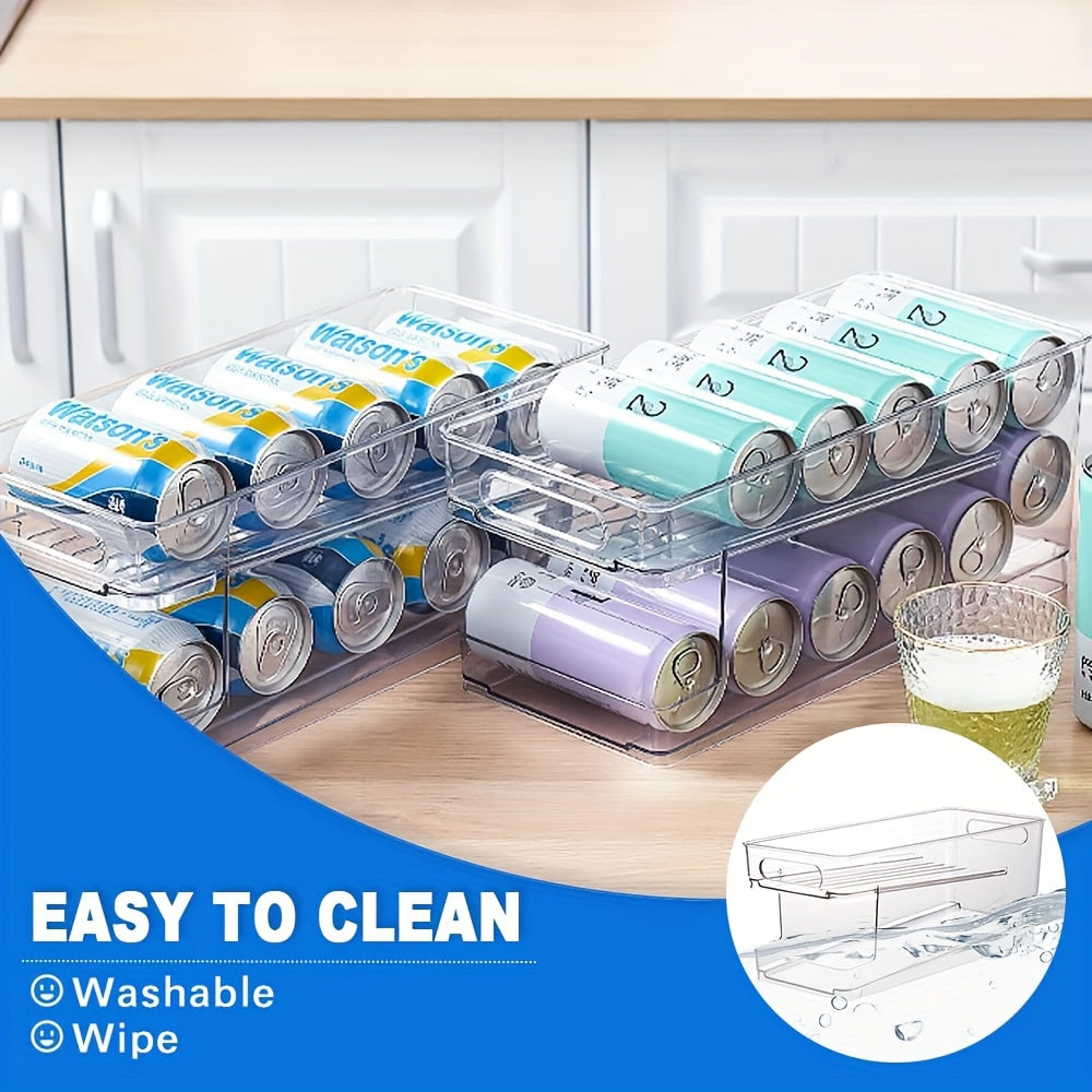 Refrigerator Organizer Bins Can Dispenser Storage