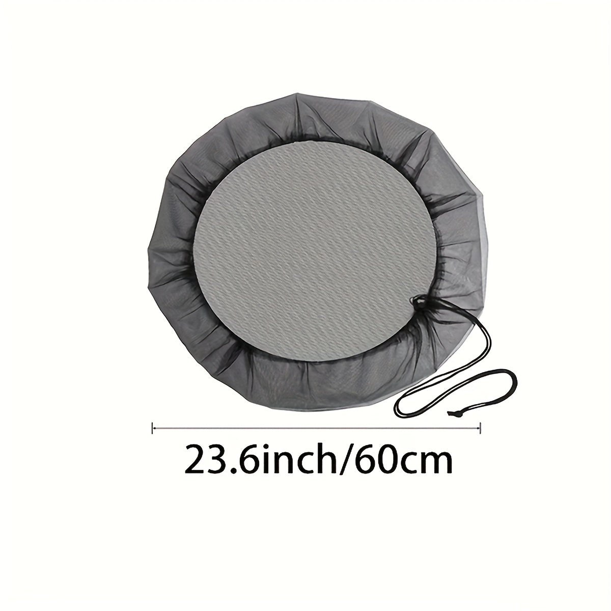 Mesh Cover For Rain Barrel - Screen Water Bucket Covers Net With Drawstring