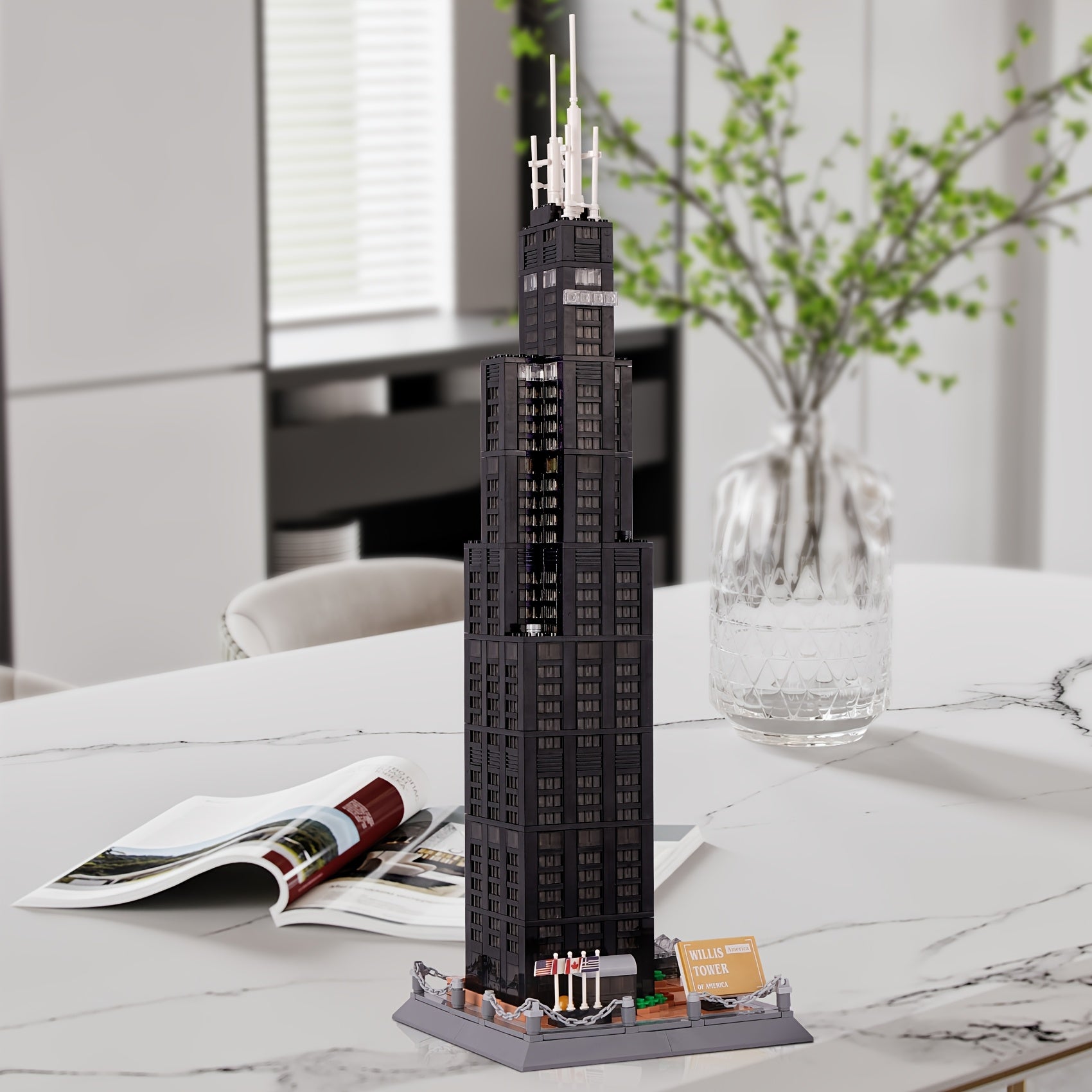 Chicago Landmark Willis Tower Building Block Sets