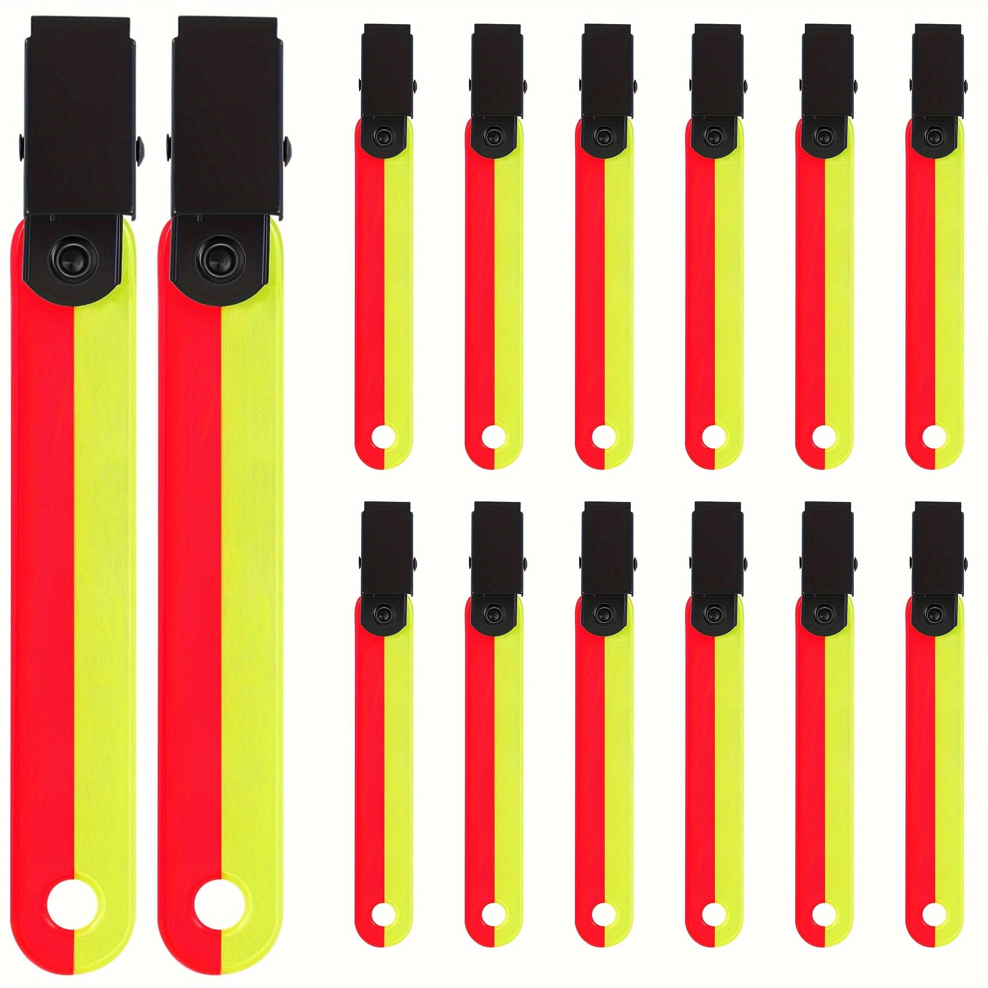 12pcs High Visibility Reflective Trail Markers for Tree Stand