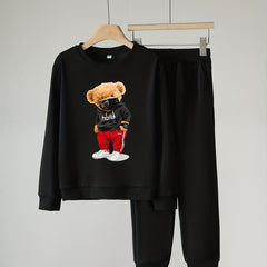 Toy Bear Hoodie & Sweatpants Set for Boys