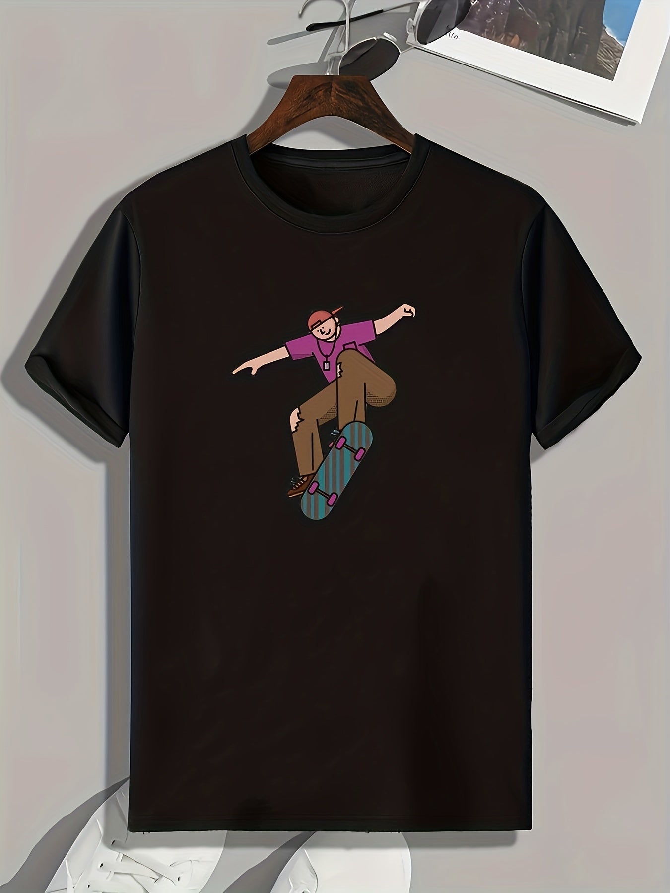 Boy Print Men's Graphic T shirt Casual Comfy Tees For Summer