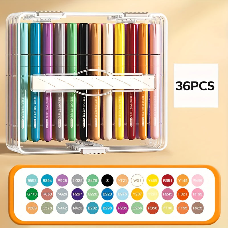 Water Based Ink Marker Set 60pcs Automatic Ink Control System Painting Marker