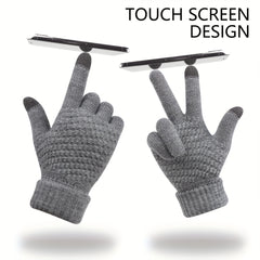 Winter Warm Touchscreen Full Finger Gloves For Outdoor Activities
