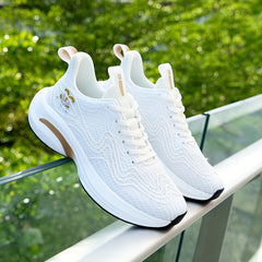 Marathon Shock Absorption Running Shoes Soft Sole Breathable Mesh Sneakers