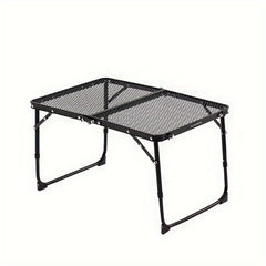 Outdoor Iron Mesh Table Adjustable Height Aluminum Alloy Frame Table