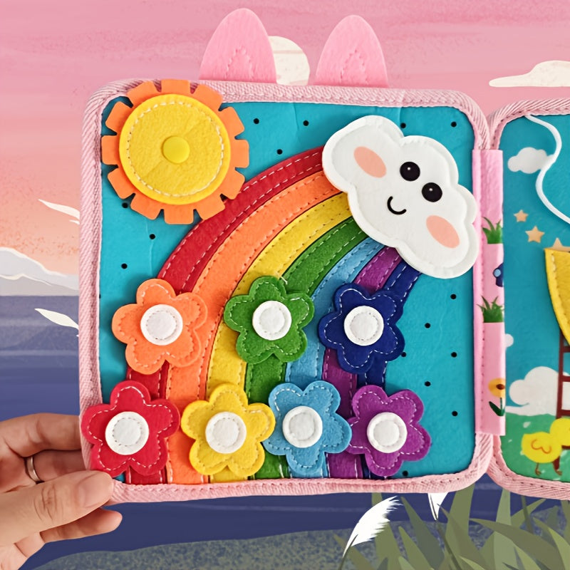Interactive Infant Touch Book Little Rabbit Felt Book