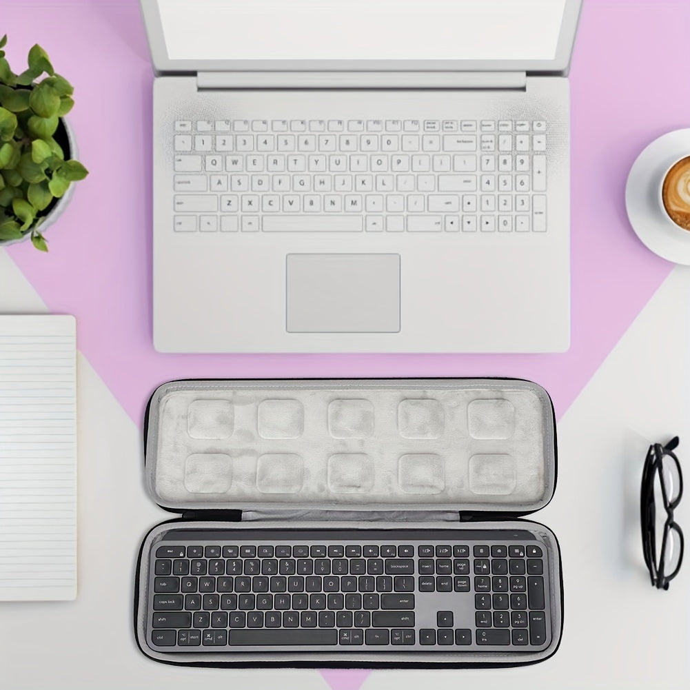 Portable Keyboard Storage Bag Travel Zipper Shockproof Container