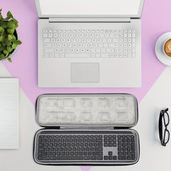 Portable Keyboard Storage Bag Travel Zipper Shockproof Container