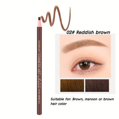 Waterproof Drawstring Eyebrow Pencil Smudge Proof Wooden Hard Refill
