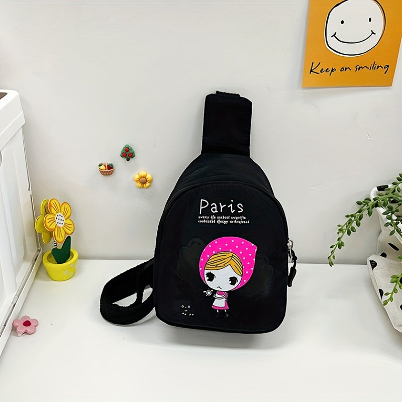 Cute Girl Chest Bag Cartoon Crossbody Bag