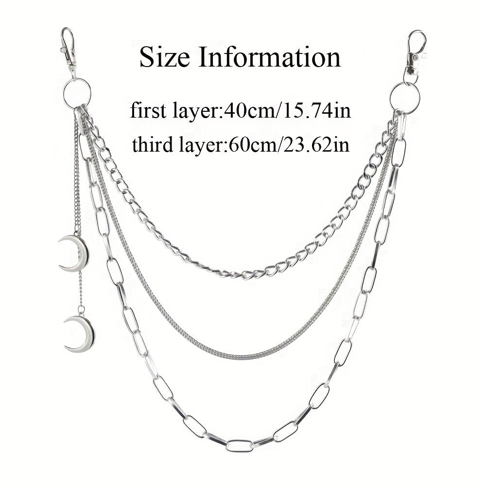 Punk Style Metal Chain Men's Waist Chain