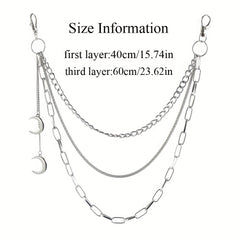 Punk Style Metal Chain Men's Waist Chain