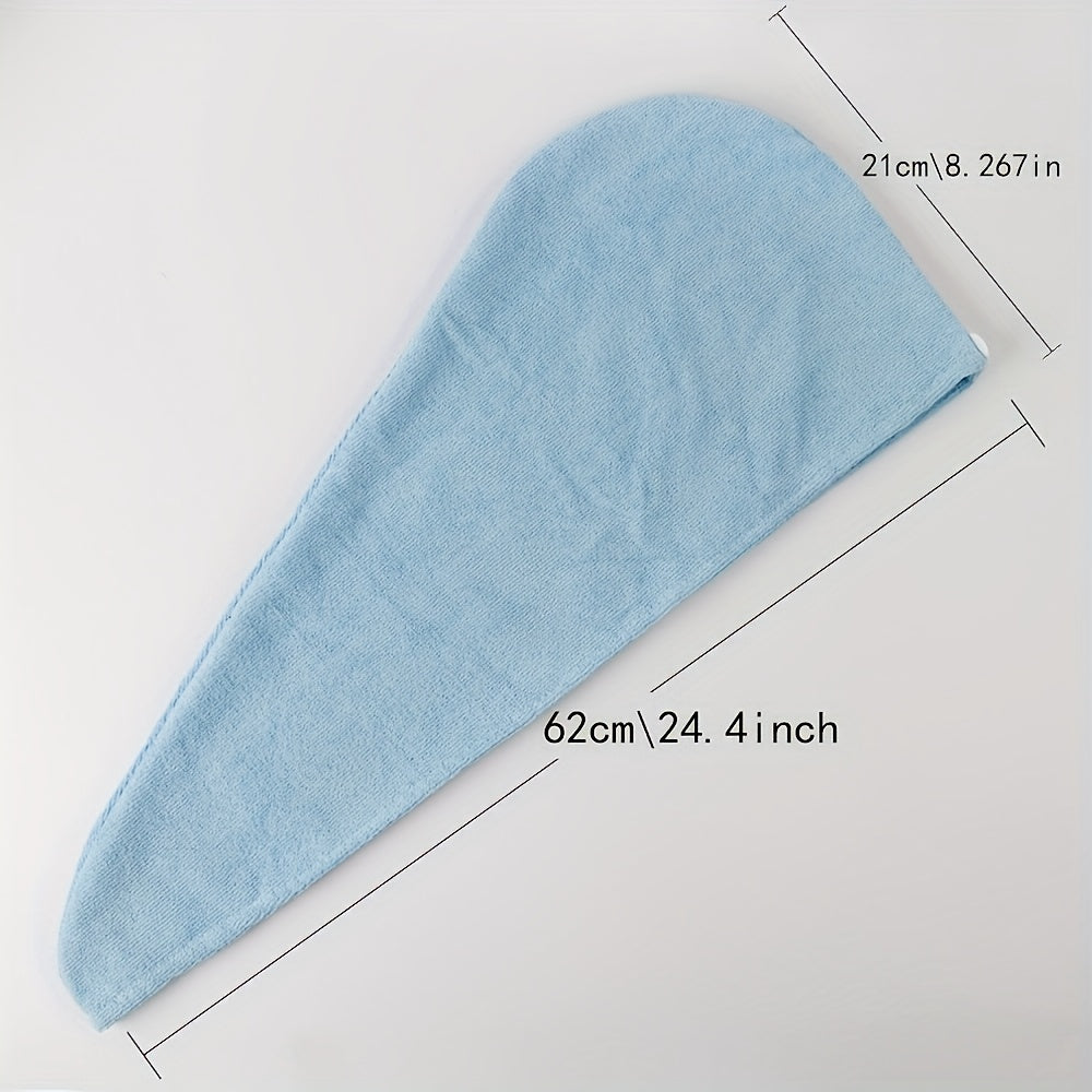 Microfiber Hair Towel Cap Absorbent Hair Towel Wrap Fast Drying Hair Wraps Women