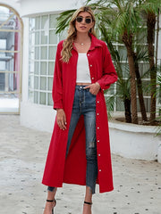  Casual Blouse Women's Plus Solid Button Up Long Sleeve Lapel Collar