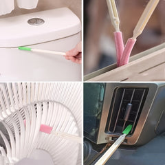 9pcs Cleaning Brush Set for Toilet, Kitchen, Window, Air Conditioner