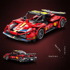 6020 Edition Supercar DIY Mechanical Assembly Kit