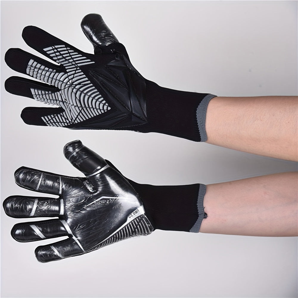Latex Football Goalkeeper Gloves Thickened Comfortable Durable Anti-slip
