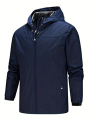 Men's Lightweight Waterproof Windbreaker Jacket Coat for Spring Autumn