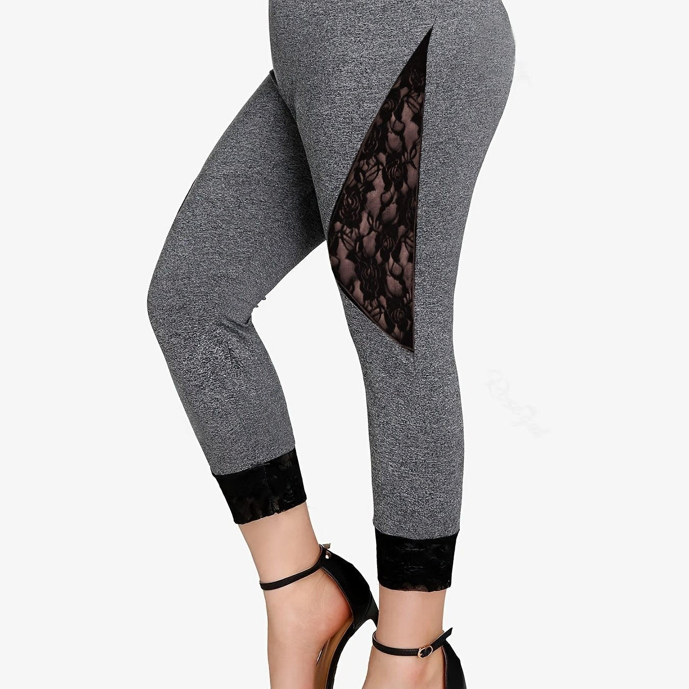  Lace High Rise Skinny Leggings