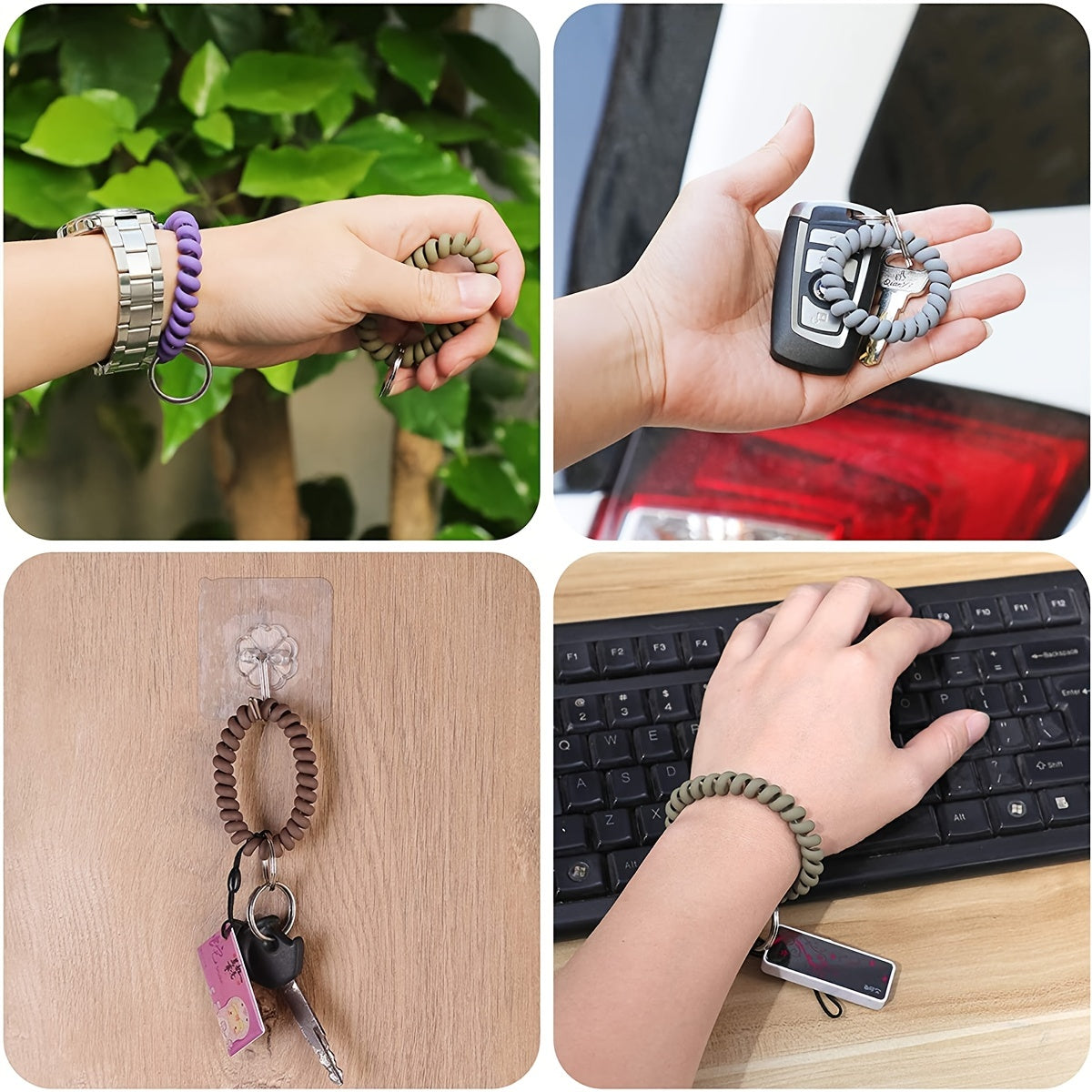 Stylish & Practical Wrist Key Chain for Gym Swimming Pool & Sports