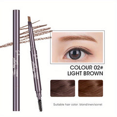 Double Ended Eyebrow Pencil Waterproof Long Lasting 5 Colors